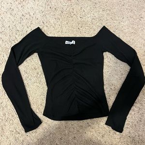 Hollister medium off the shoulder long sleeve top